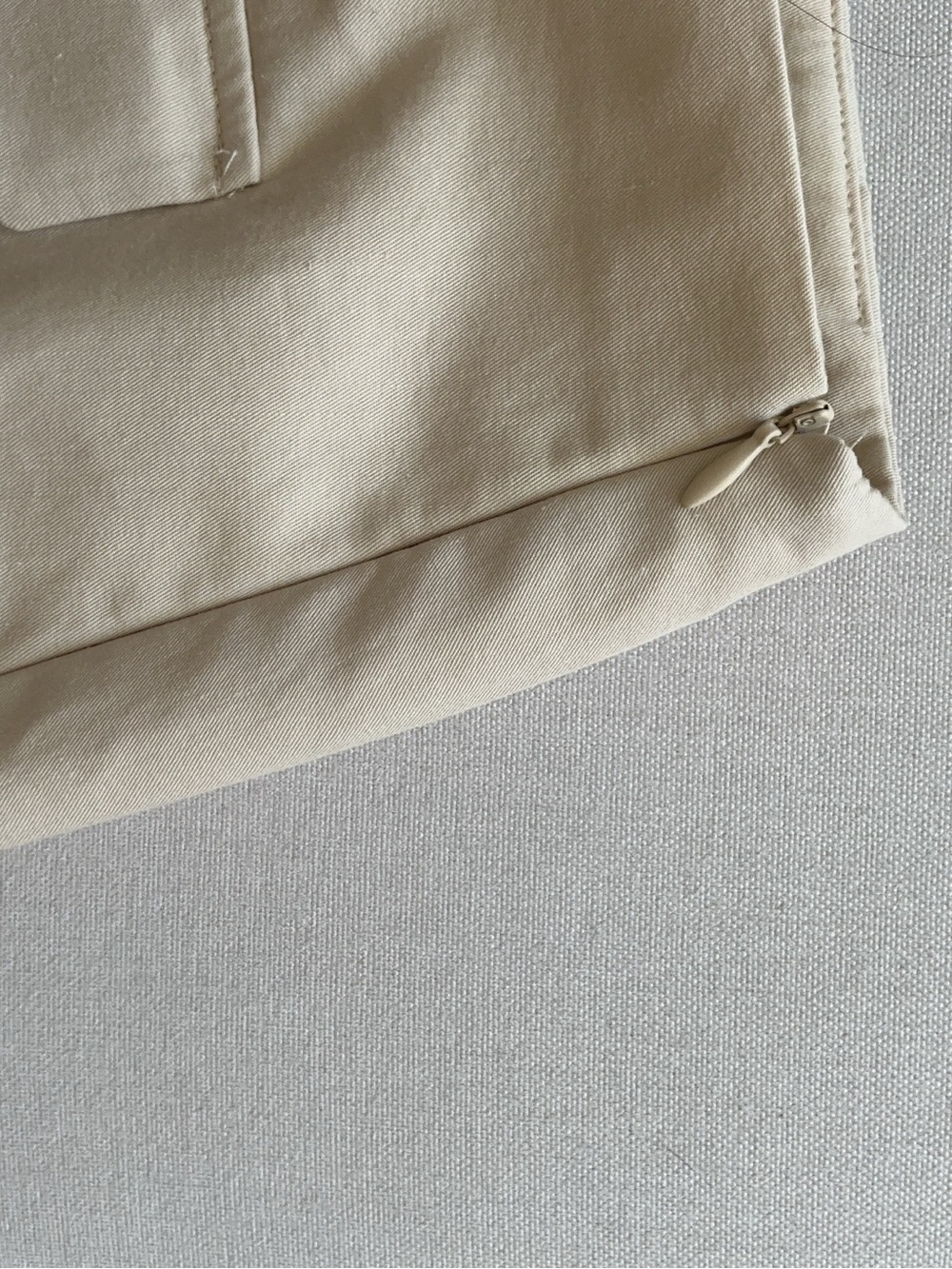 Zara Cream Utility Pocket Mini Skirt - Picture 6 of 8